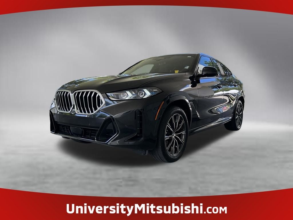 Black Sapphire Metallic 2025 BMW X6 SUV / Crossover All-Wheel Drive 8-Speed Automatic