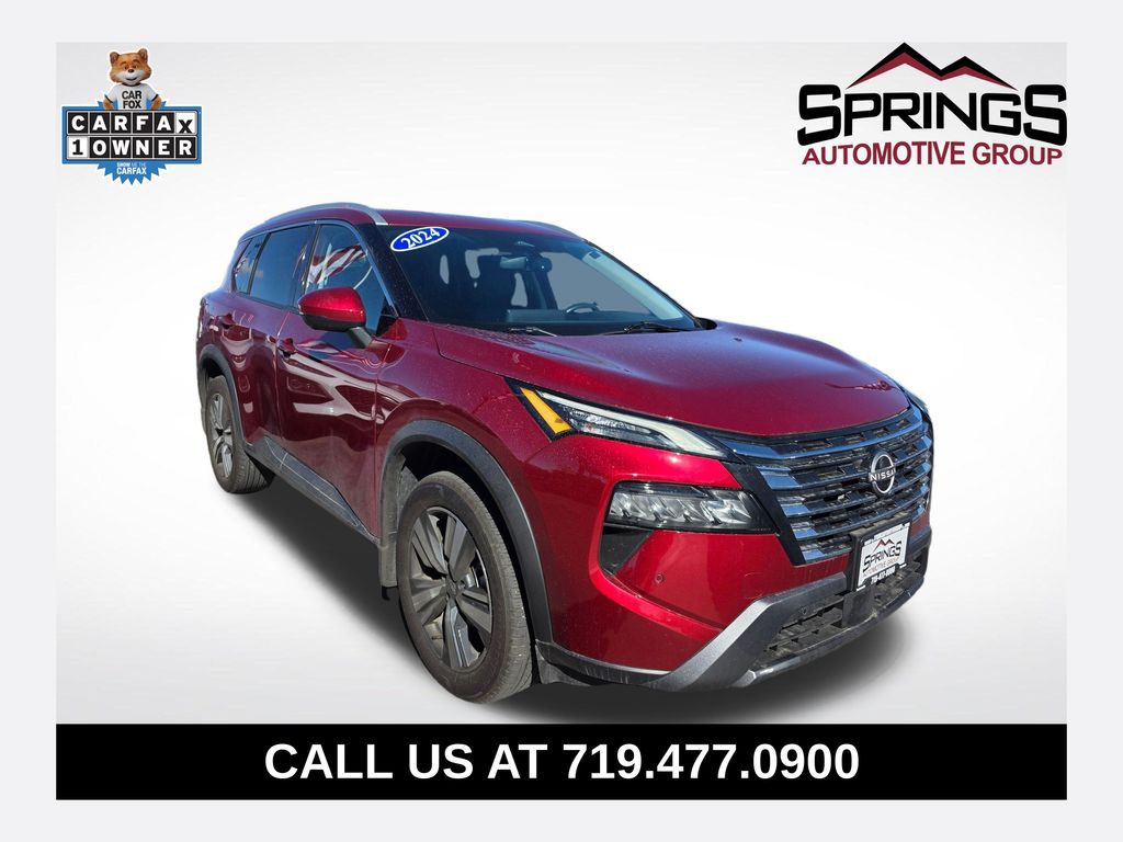 Red (Scarlet Ember Tintcoat) 2024 Nissan Rogue SL AWD SUV / Crossover All-Wheel Drive Continuously Variable Transmission