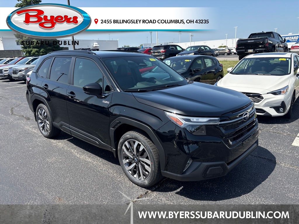 Crystal Black Silica 2026 Subaru Forester Hybrid SUV / Crossover All-Wheel Drive Continuously Variable Transmission