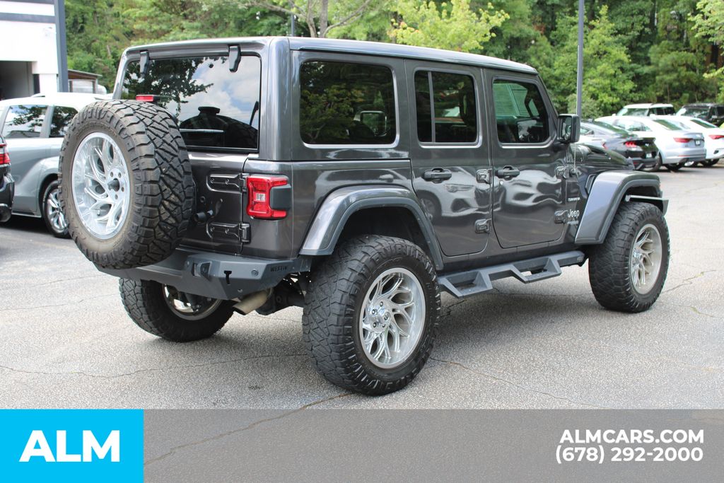 Used 2021 Gray Jeep Unlimited Sahara image 6