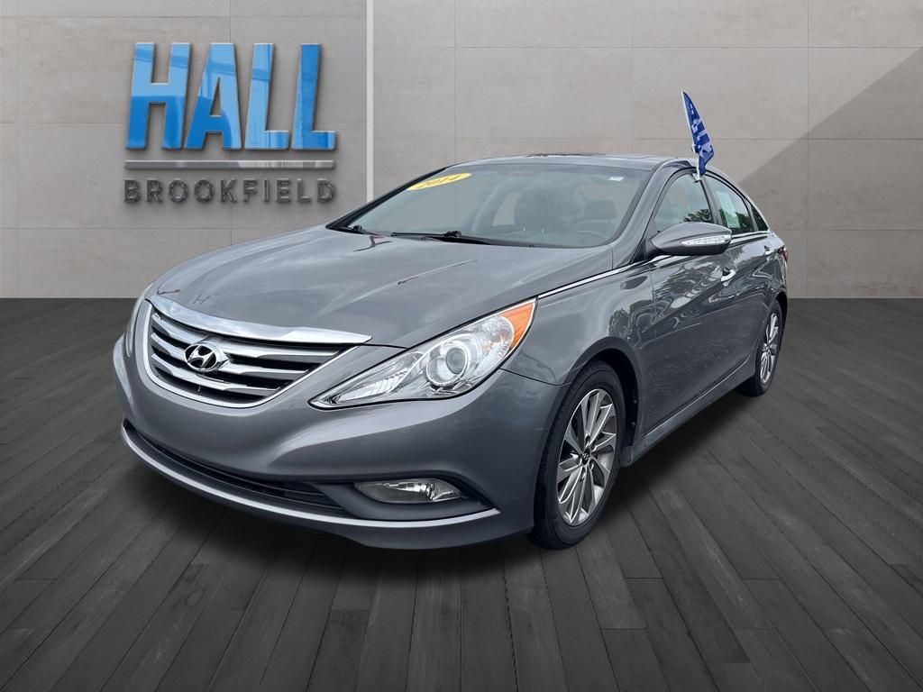 Harbor Gray Metallic 2014 Hyundai Sonata Sedan Front-Wheel Drive 6-Speed Automatic