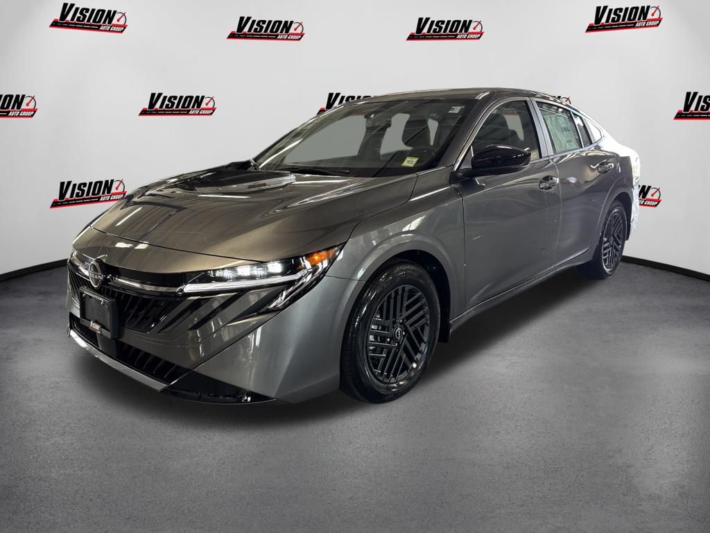 Gray (Gun Metallic) 2026 Nissan Sentra Sedan Front-Wheel Drive Continuously Variable Transmission