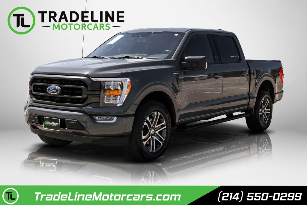 Gray (Lead Foot) 2021 Ford F-150 Pickup Truck Four-Wheel Drive Automatic