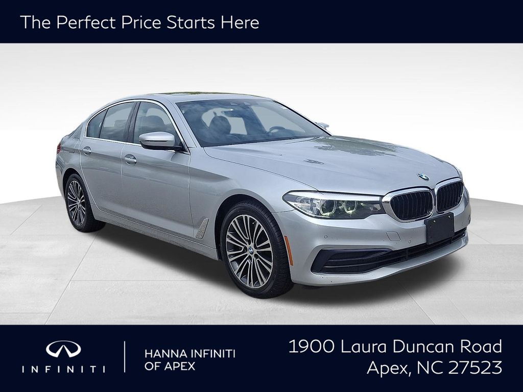 Glacier Silver Metallic 2019 BMW 5 Series Sedan All-Wheel Drive 8-Speed Automatic