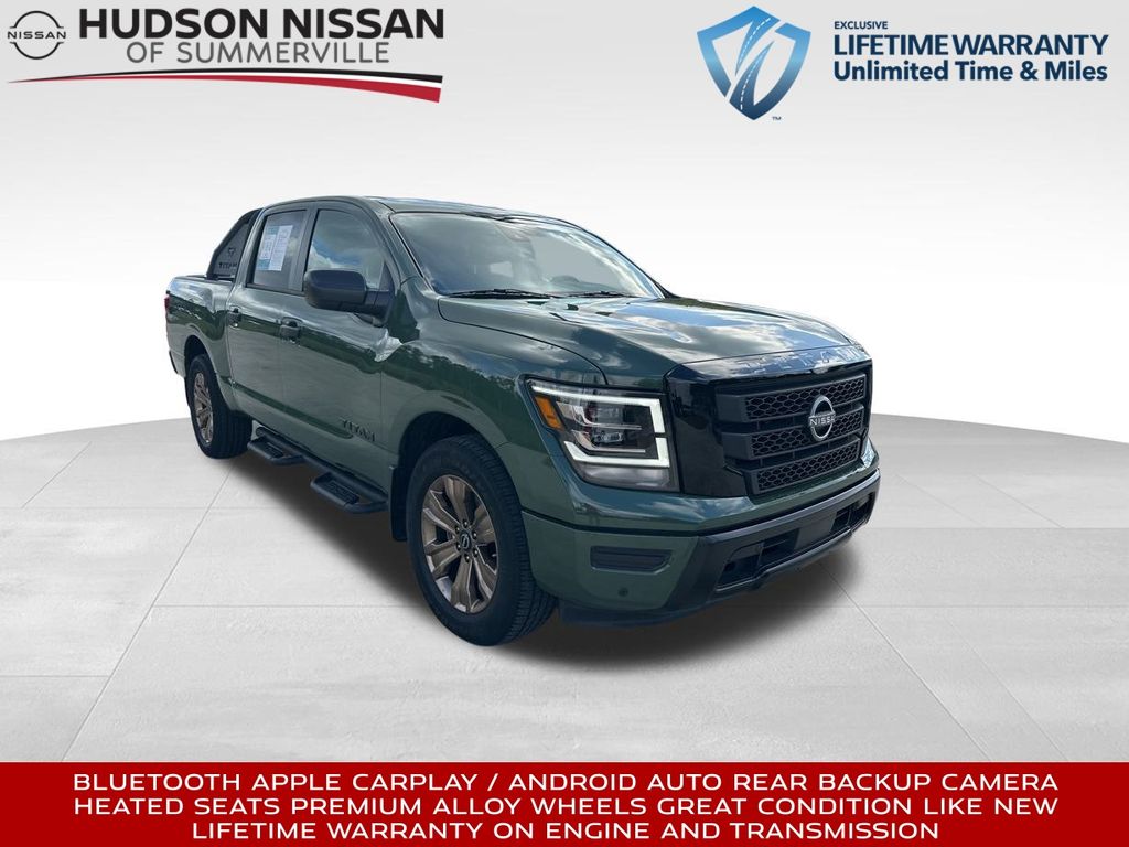 2024 Tactical Green Metallic Nissan Titan SV Truck