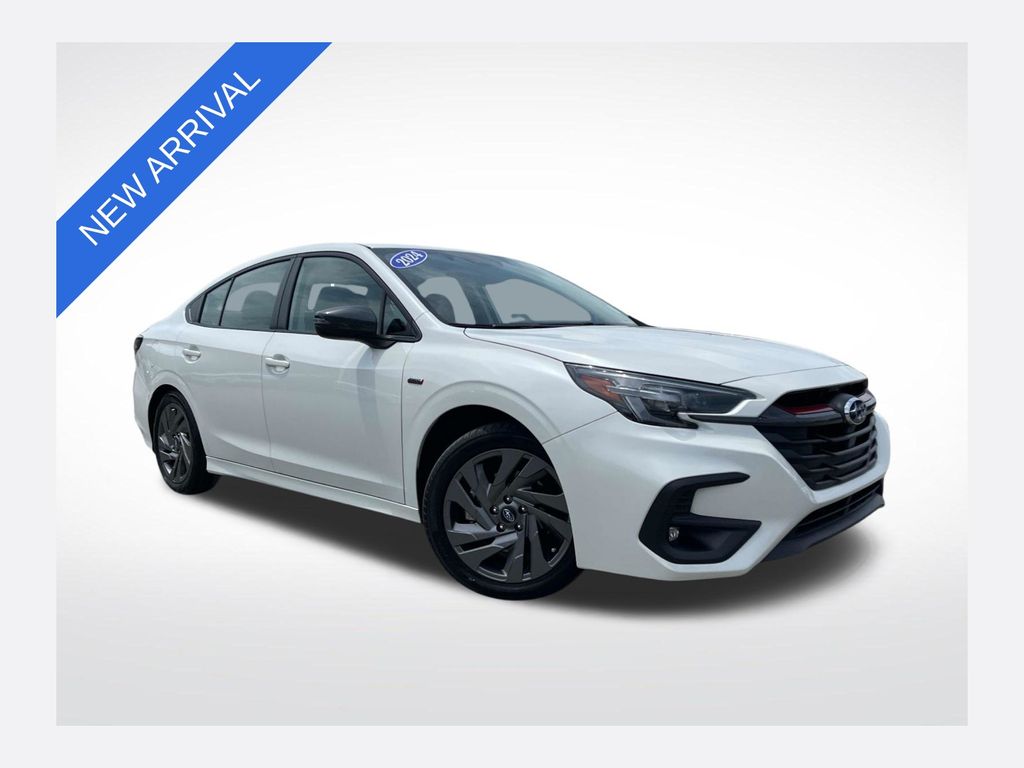 Crystal White Pearl 2024 Subaru Legacy Sport AWD Sedan All-Wheel Drive Continuously Variable Transmission