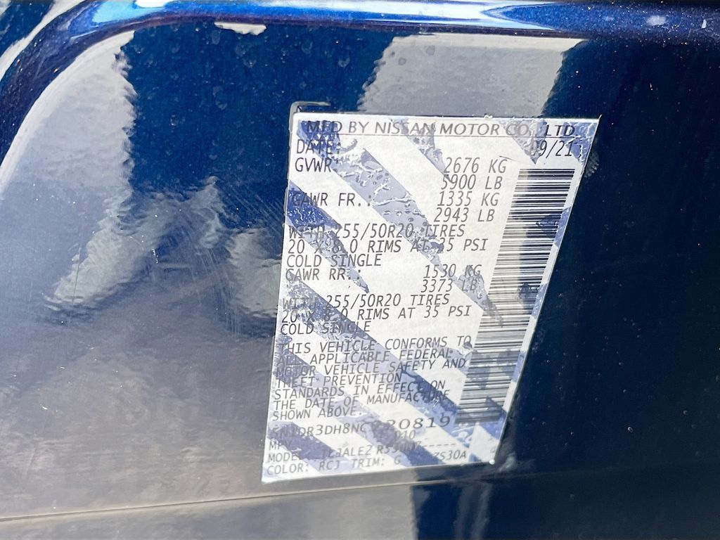 Used 2022 Blue Nissan Platinum image 33