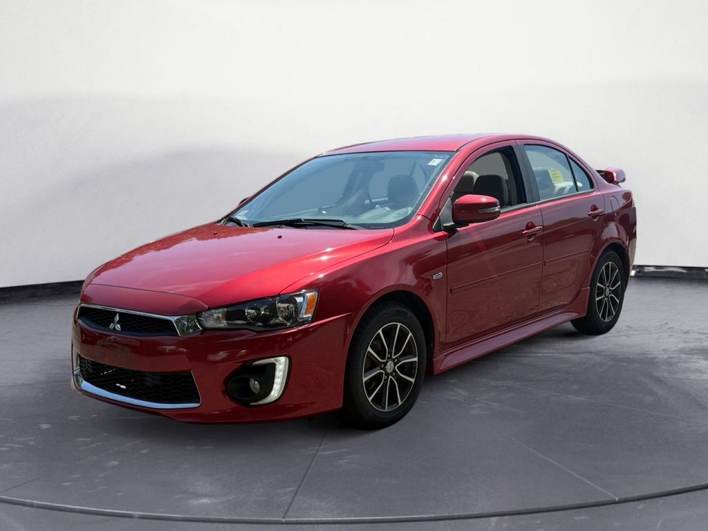Rally Red Metallic 2017 Mitsubishi Lancer Sedan Front-Wheel Drive 5-Speed Manual