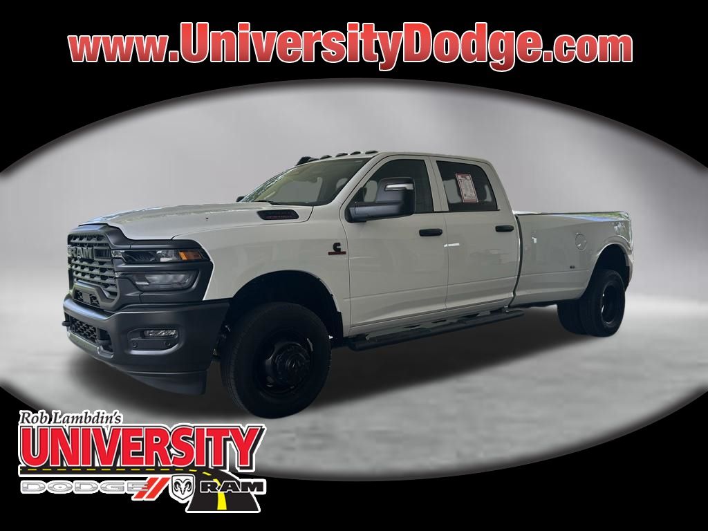 Bright White Clearcoat 2025 RAM 3500 Pickup Truck Four-Wheel Drive 8-Speed Automatic