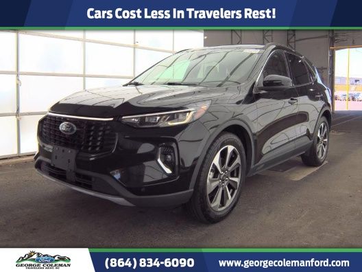 Black Metallic 2023 Ford Escape Hybrid Platinum AWD SUV / Crossover All-Wheel Drive Continuously Variable Transmission