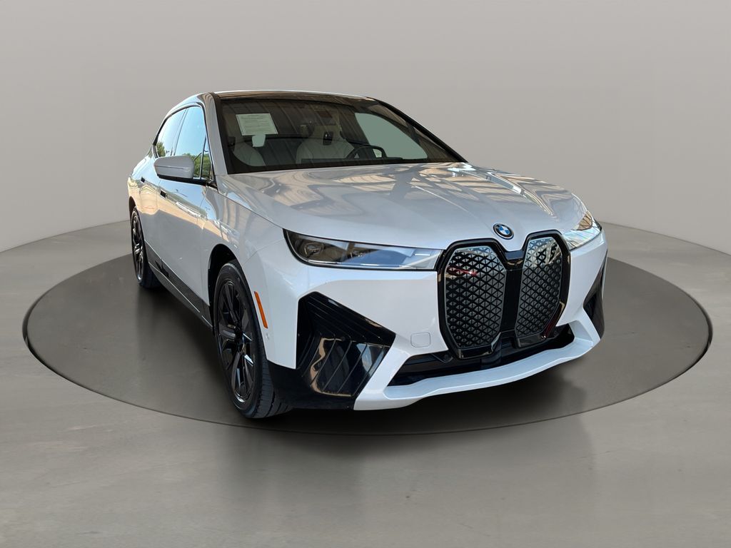 Mineral White Metallic 2023 BMW iX xDrive50 AWD SUV / Crossover All-Wheel Drive Automatic