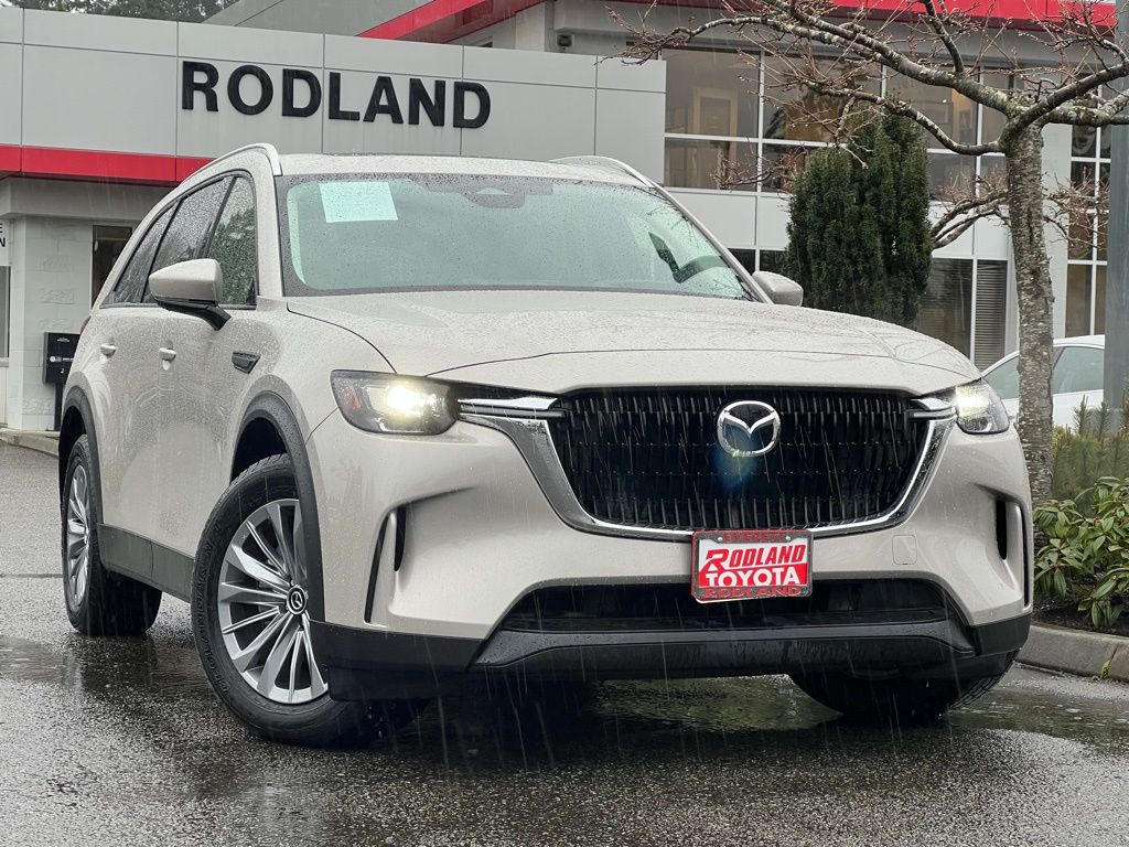 Gray (Platinum Quartz) 2024 Mazda CX-90 3.3 Turbo Preferred Plus AWD SUV / Crossover All-Wheel Drive 8-Speed Automatic