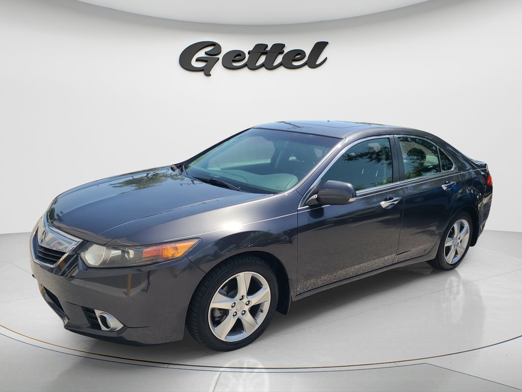 Gray (Graphite Luster Metallic) 2012 Acura TSX Sedan Front-Wheel Drive 5-Speed Automatic