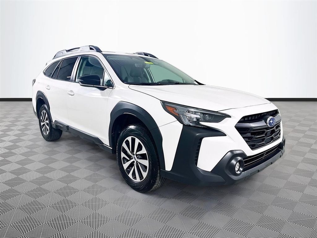 Crystal White Pearl 2025 Subaru Outback Premium AWD SUV / Crossover All-Wheel Drive Continuously Variable Transmission
