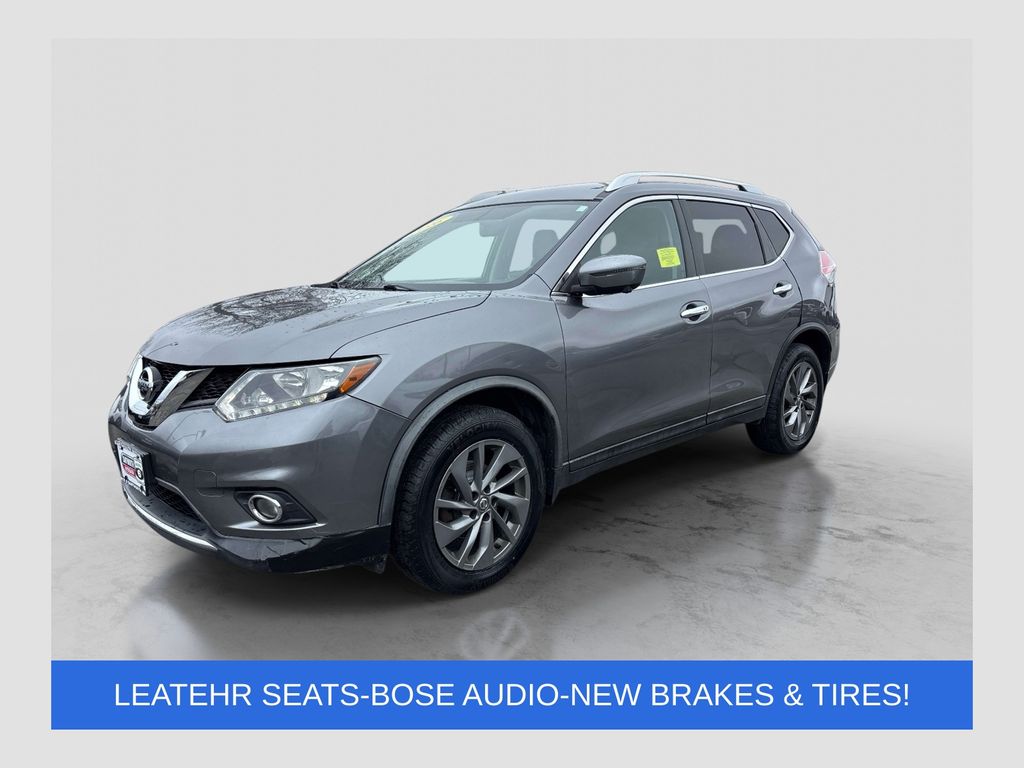 Gray (Gun Metallic) 2016 Nissan Rogue SL AWD SUV / Crossover All-Wheel Drive Continuously Variable Transmission