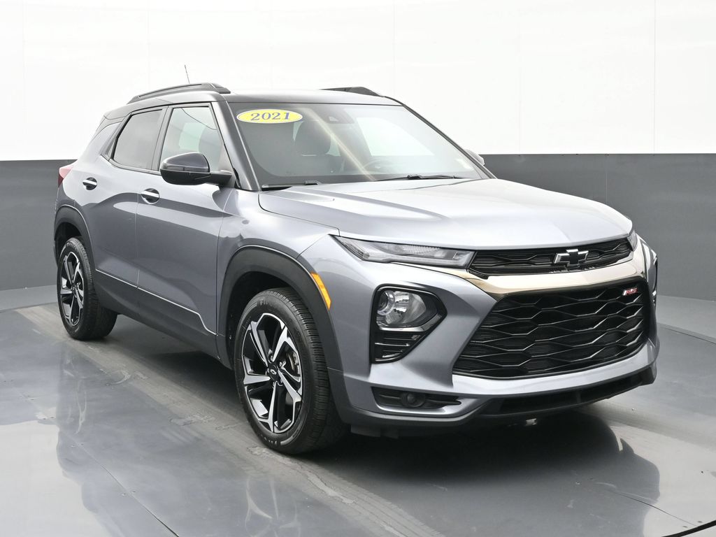 Gray (Steel Metallic) 2021 Chevrolet Trailblazer SUV / Crossover Front-Wheel Drive Continuously Variable Transmission