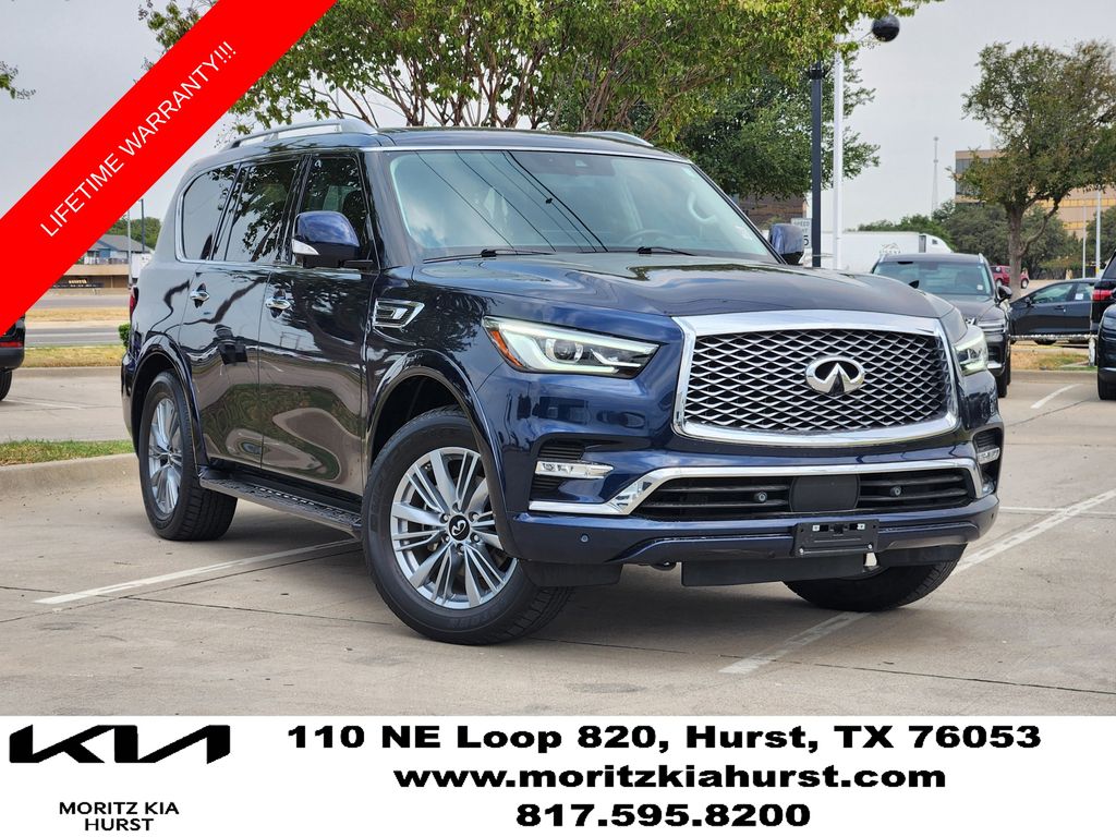 Blue 2024 INFINITI QX80 SUV / Crossover All-Wheel Drive 7-Speed Automatic