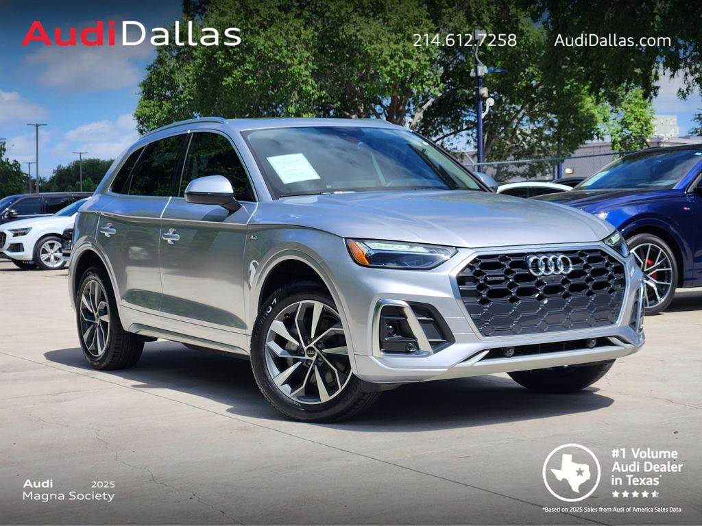 Florett Silver Metallic 2024 Audi Q5 quattro Premium Plus S Line 45 TFSI SUV / Crossover All-Wheel Drive 7-Speed Automatic