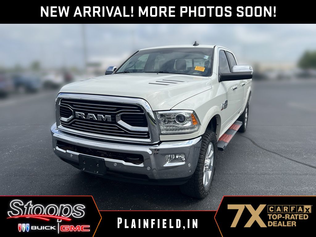 Pearl White 2018 RAM 2500 Pickup Truck Four-Wheel Drive 6-Speed Automatic