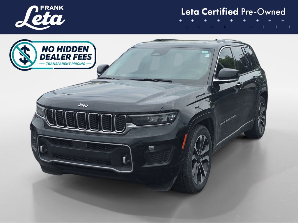 Diamond Black Crystal Pearlcoat 2023 Jeep Grand Cherokee SUV / Crossover Four-Wheel Drive 8-Speed Automatic