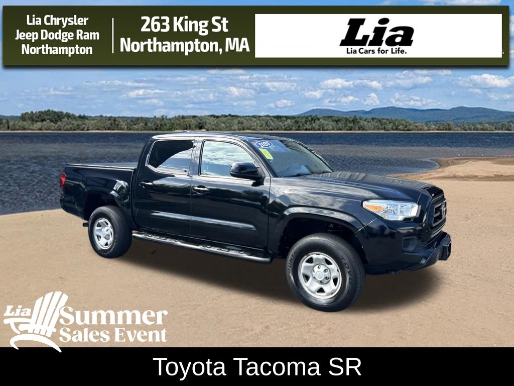 Midnight Black Metallic 2020 Toyota Tacoma Pickup Truck Four-Wheel Drive 6-Speed Automatic