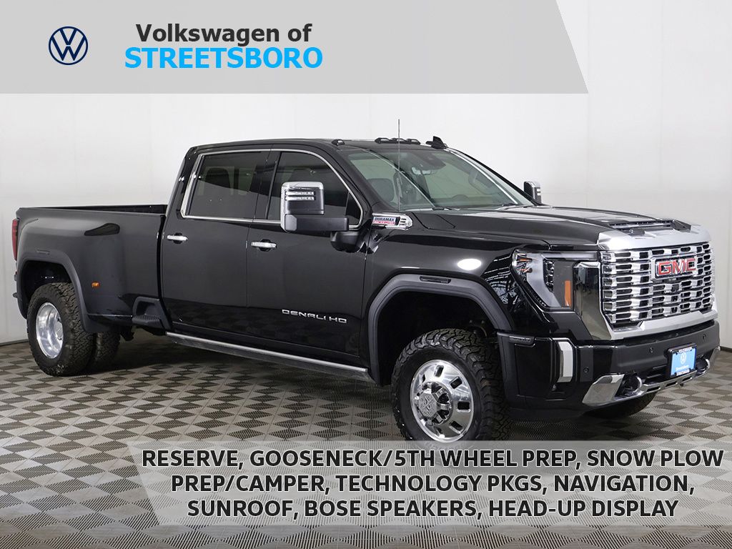 Onyx Black 2025 GMC Sierra 3500HD Pickup Truck Four-Wheel Drive Automatic