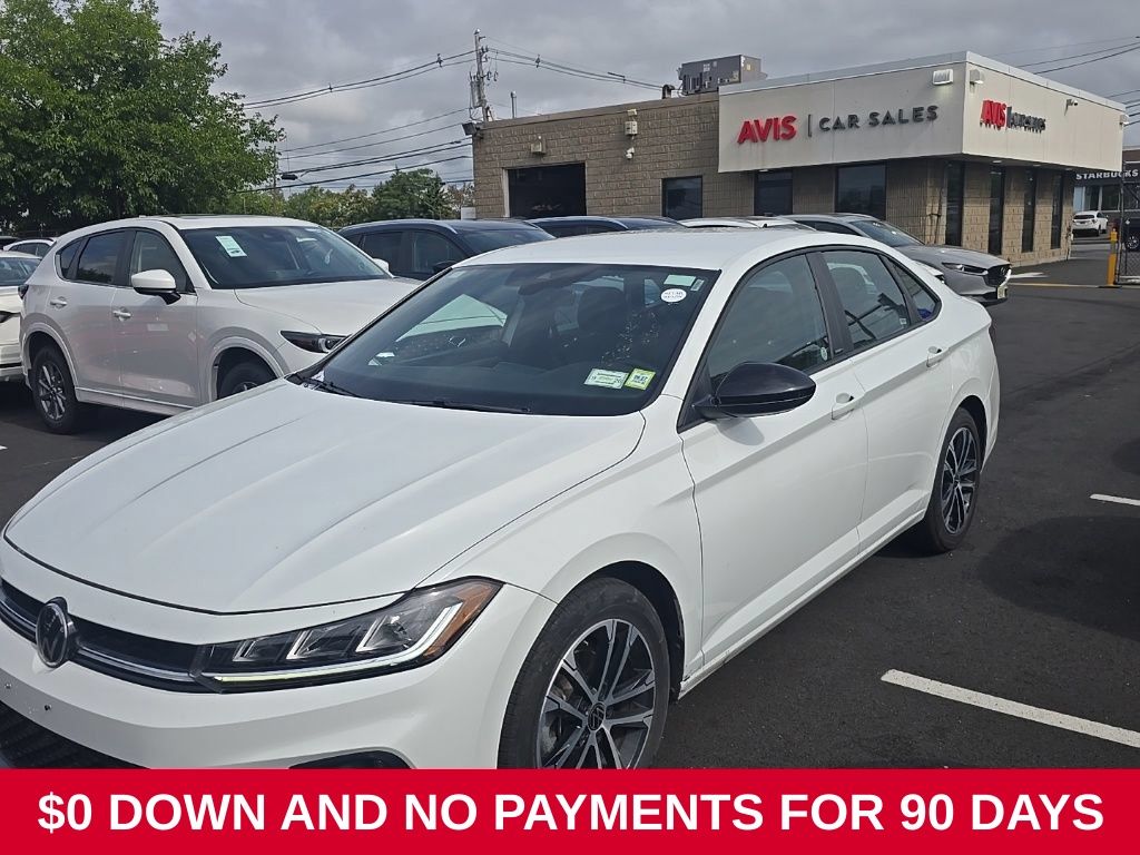 White 2025 Volkswagen Jetta Sedan Front-Wheel Drive 8-Speed Automatic