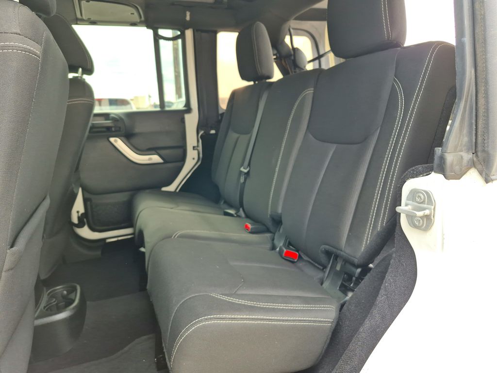 2018 Jeep Wrangler JK Unlimited Sahara White at Gullo Toyota