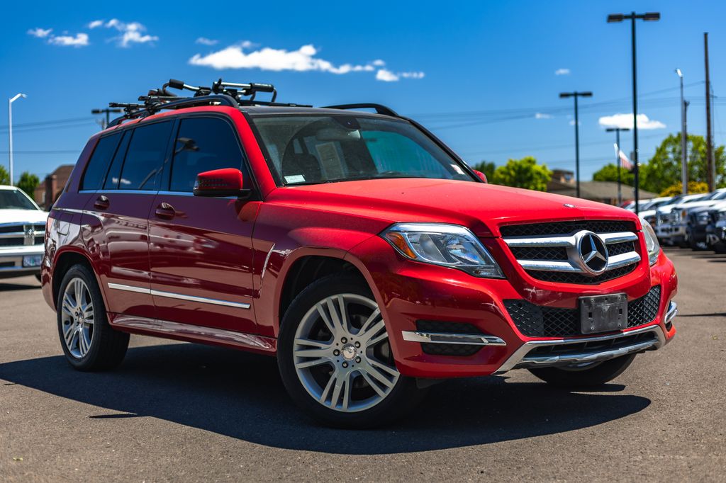 Mars Red 2014 Mercedes-Benz GLK SUV / Crossover All-Wheel Drive 7-Speed Automatic