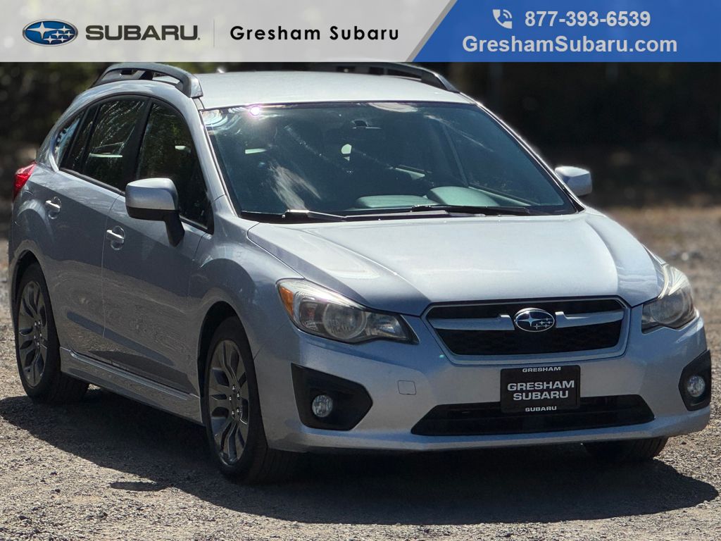 Ice Silver Metallic 2014 Subaru Impreza Hatchback All-Wheel Drive Continuously Variable Transmission