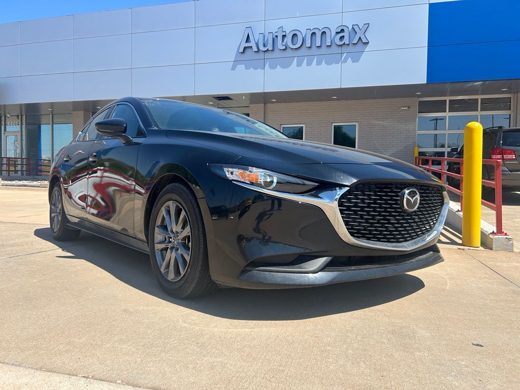 Jet Black Mica 2025 Mazda MAZDA3 Sedan Front-Wheel Drive 6-Speed Automatic