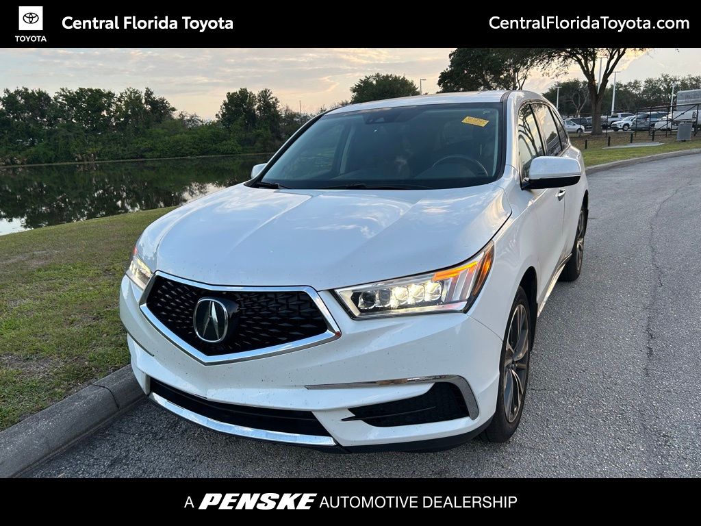 Platinum White 2020 Acura MDX SUV / Crossover All-Wheel Drive 9-Speed Automatic