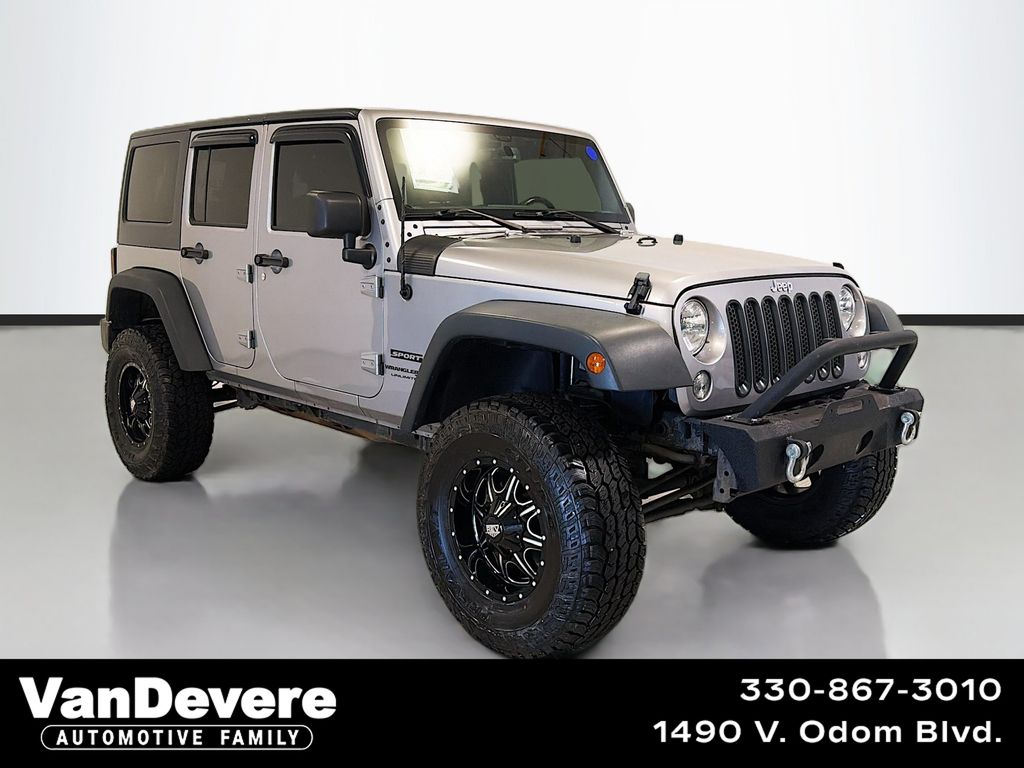 Billet Silver Metallic Clearcoat 2018 Jeep Wrangler SUV / Crossover Four-Wheel Drive 5-Speed Automatic