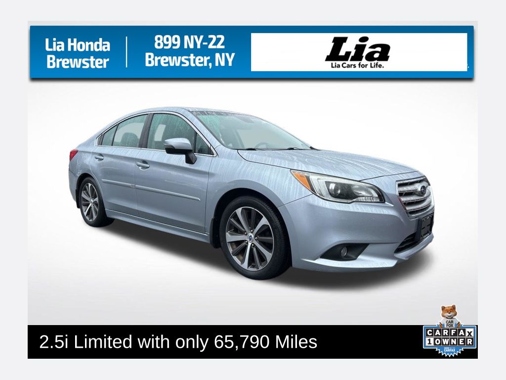 Ice Silver Metallic 2017 Subaru Legacy 2.5i Limited AWD Sedan All-Wheel Drive Continuously Variable Transmission