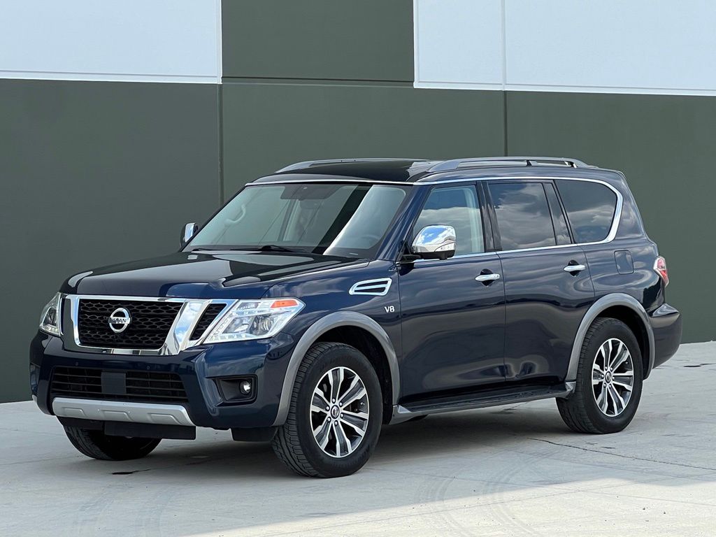 Hermosa Blue 2018 Nissan Armada SUV / Crossover Four-Wheel Drive 7-Speed Automatic