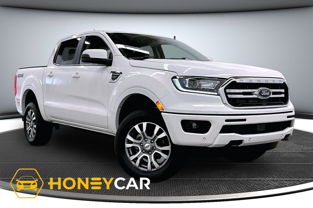 Oxford White 2020 Ford Ranger Lariat SuperCrew 4WD Pickup Truck Four-Wheel Drive Automatic
