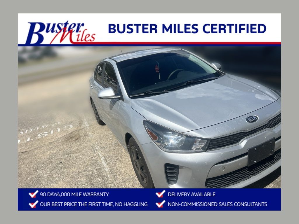 Silky Silver 2020 Kia Rio Sedan Front-Wheel Drive Continuously Variable Transmission