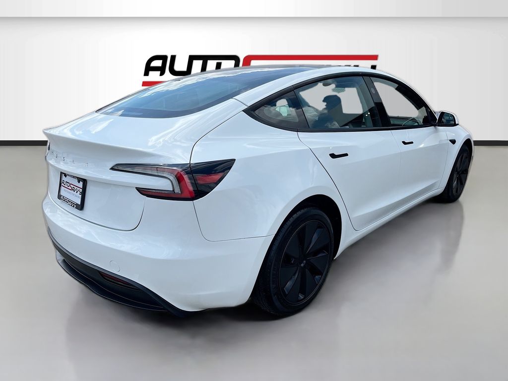 2025 Tesla Model 3 Long Range White at Classic Chevrolet Galveston