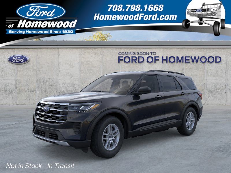 Agate Black Metallic 2026 Ford Explorer Active RWD SUV / Crossover Rear-Wheel Drive Automatic
