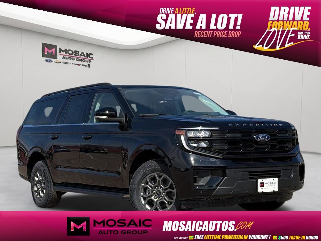 Agate Black Metallic 2026 Ford Expedition MAX Active 4WD SUV / Crossover Four-Wheel Drive Automatic