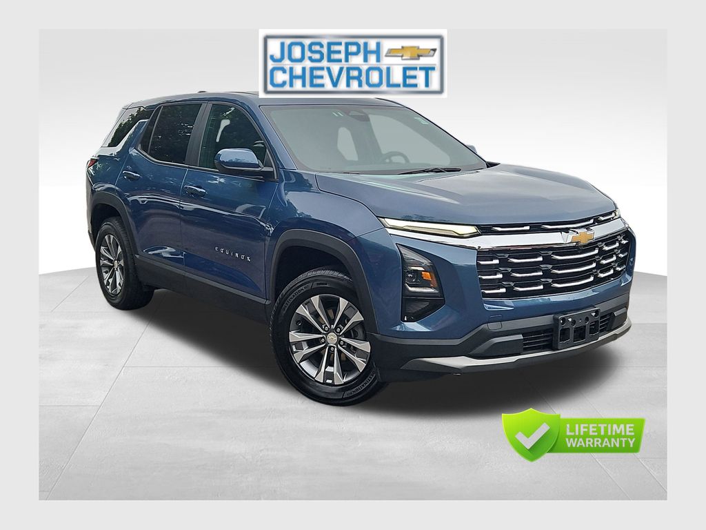 Lakeshore Blue 2025 Chevrolet Equinox LT FWD SUV / Crossover Front-Wheel Drive Continuously Variable Transmission