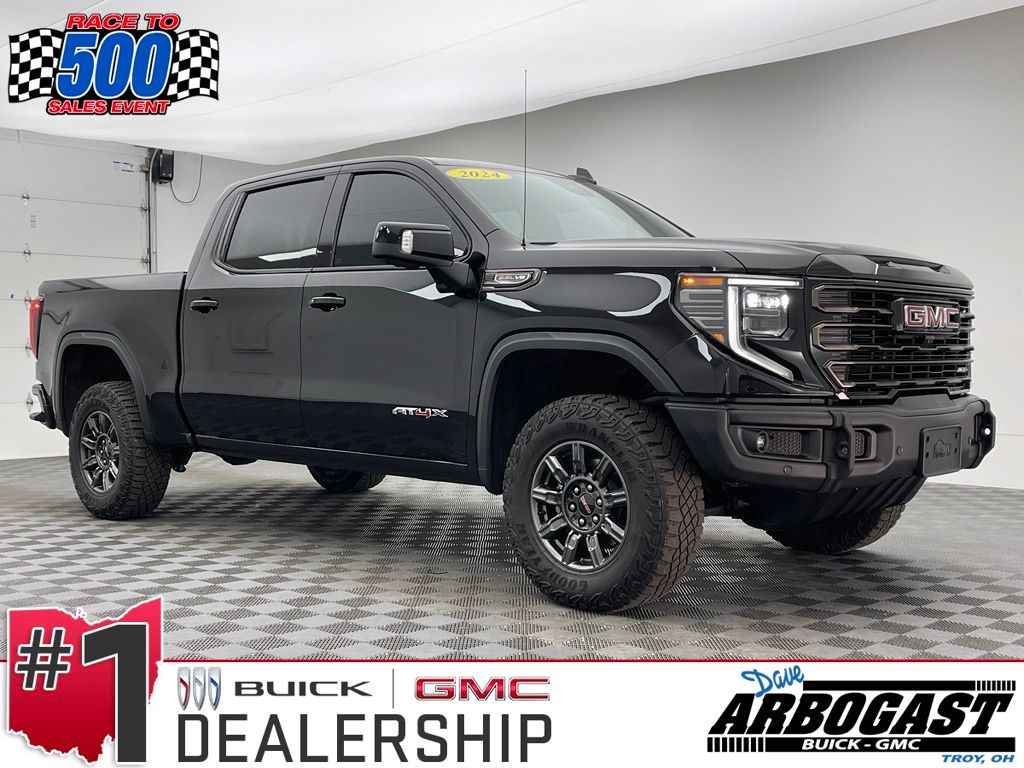 Onyx Black 2024 GMC Sierra 1500 Pickup Truck Four-Wheel Drive Automatic