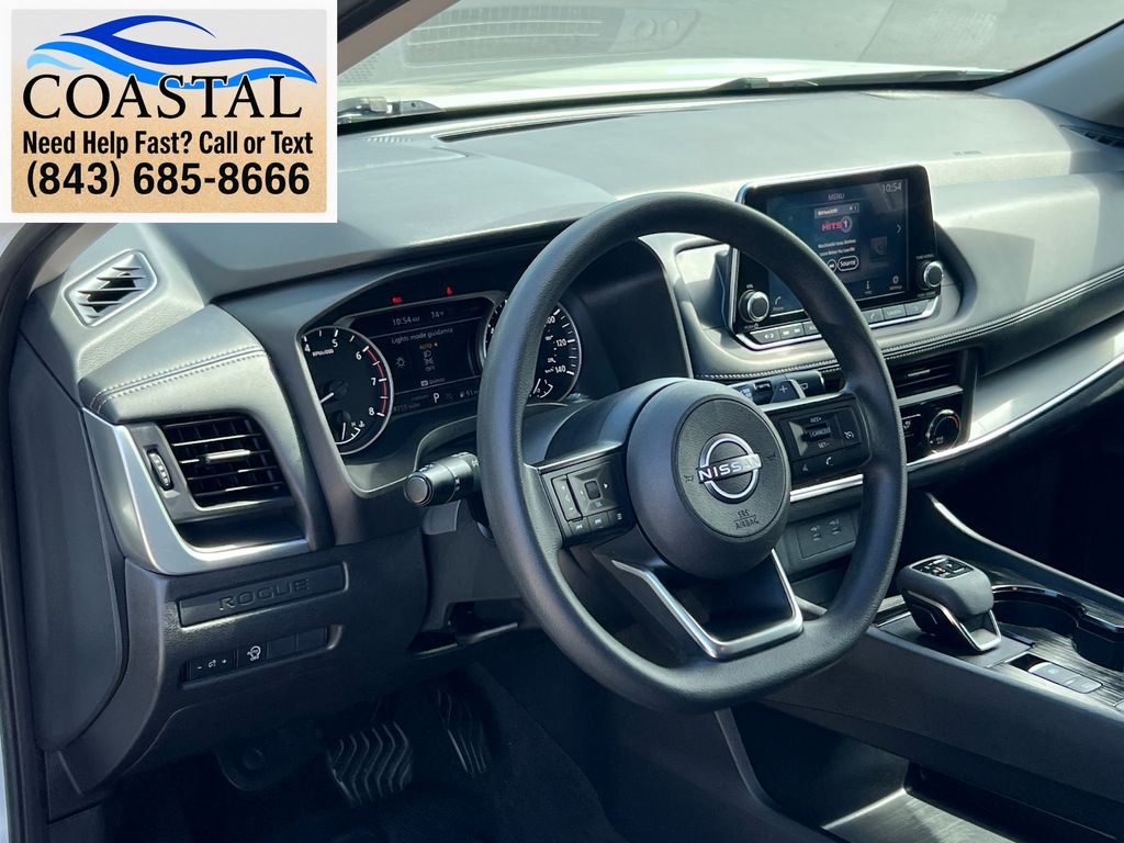 2024 Nissan Rogue S White at Coastal Chevrolet Cadillac