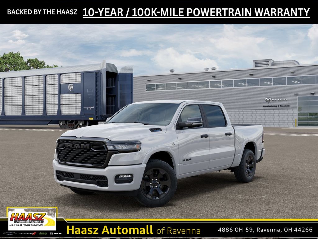 Bright White Clearcoat 2026 RAM 1500 Pickup Truck Four-Wheel Drive 8-Speed Automatic