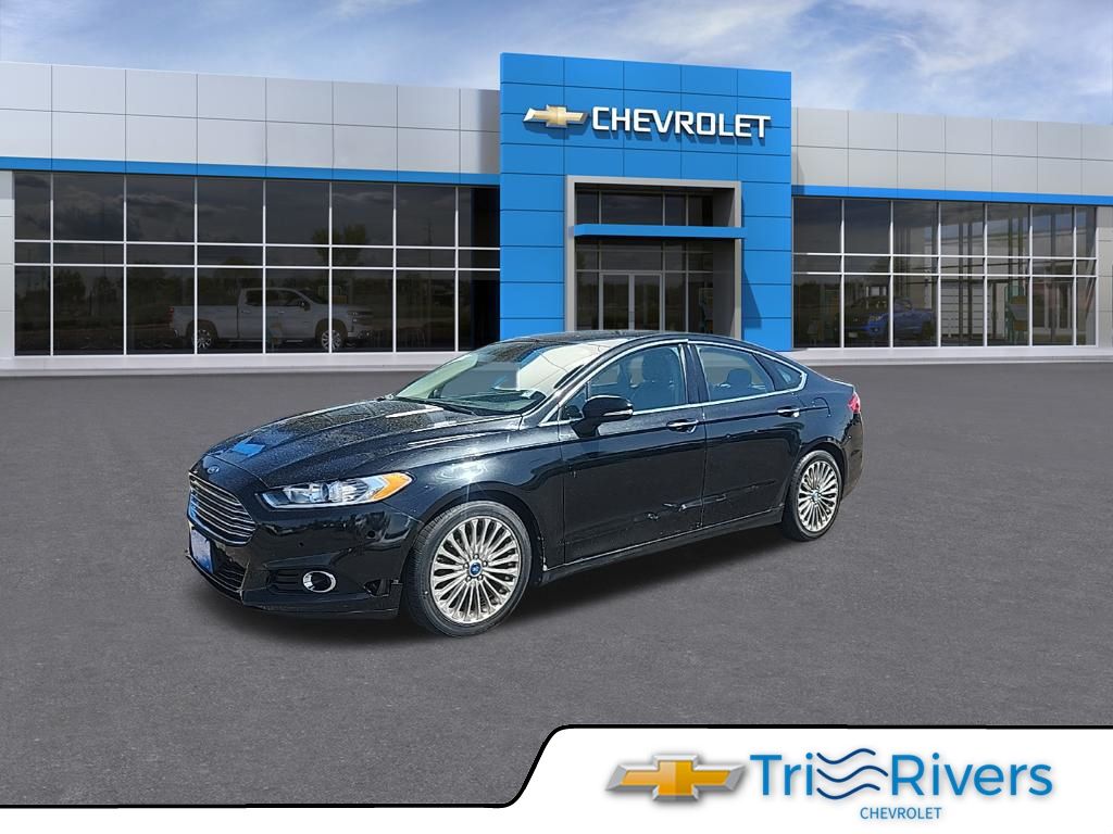 Tuxedo Black Metallic 2013 Ford Fusion Titanium AWD Sedan All-Wheel Drive 6-Speed Automatic