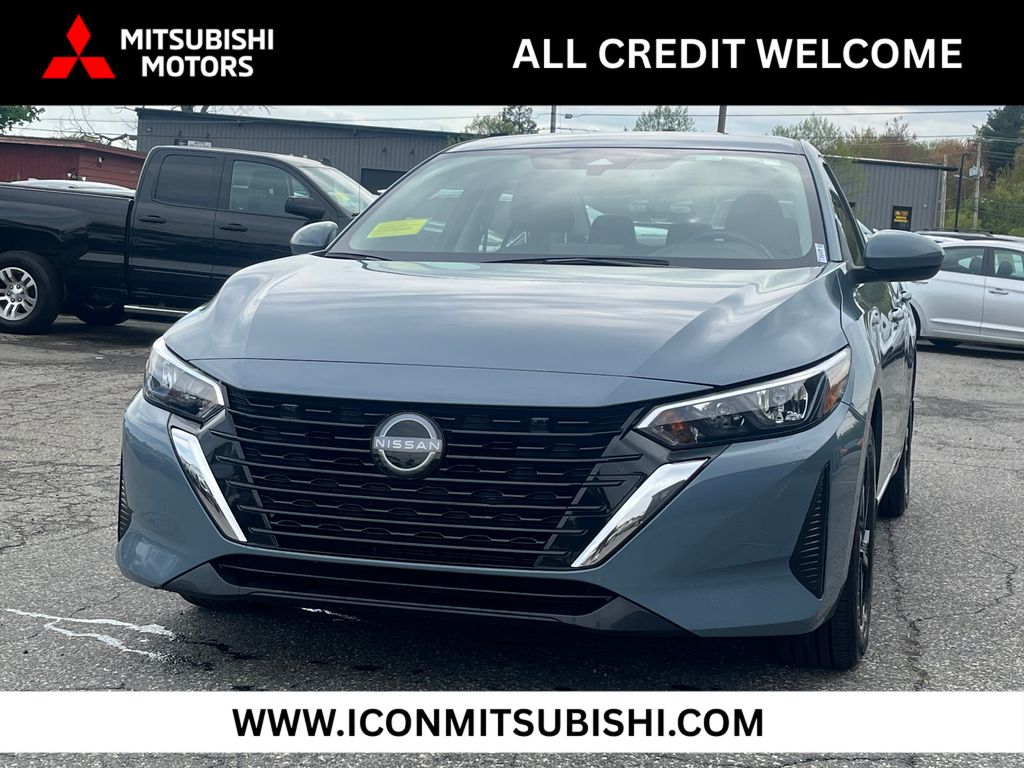 Atlantic Gray Metallic 2024 Nissan Sentra Sedan Front-Wheel Drive Continuously Variable Transmission