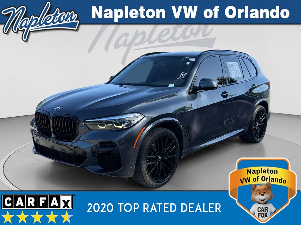 Gray Metallic 2022 BMW X5 SUV / Crossover Rear-Wheel Drive 8-Speed Automatic
