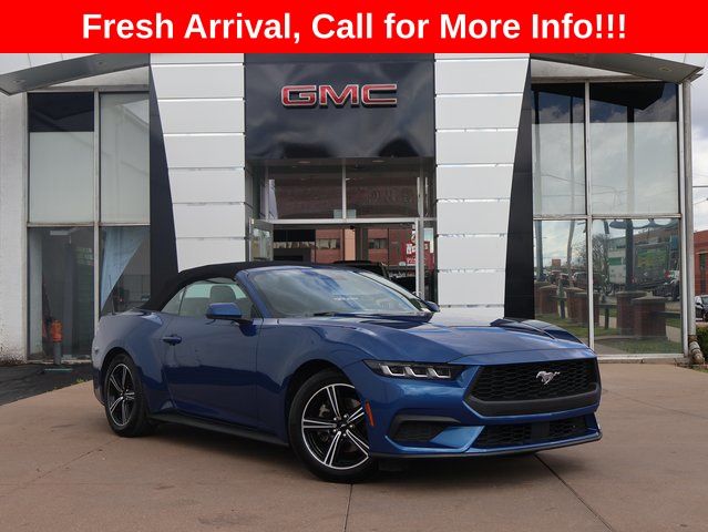 Blue Ember Metallic 2024 Ford Mustang EcoBoost Premium Convertible RWD Convertible Rear-Wheel Drive Automatic