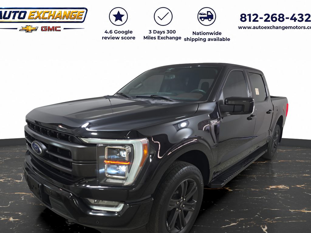 Agate Black Metallic 2023 Ford F-150 Pickup Truck Four-Wheel Drive Automatic