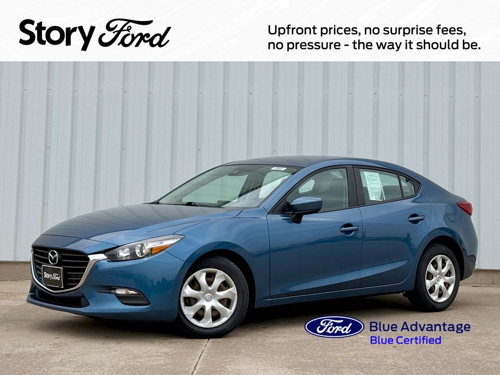 Eternal Blue Mica 2018 Mazda MAZDA3 Sport Sedan Front-Wheel Drive 6-Speed Automatic